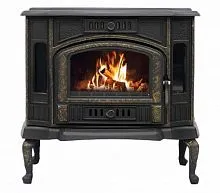 Печь отопительная чугунная Сибирь 10 на ножках