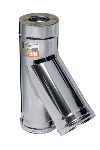 Сэндвич-тройник 135° (430/0,5мм + нерж.) 130х200 Феррум