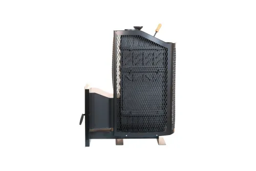 Печь банная чугунная АМУР со стеклом, PRO с закрытой каменкой (Сибирь)  фото 5