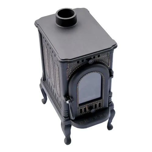 Печь отопительная чугунная " Сибирь 6 " со стеклом  фото 3