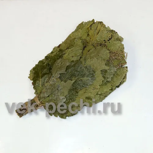 Веник дуб + орешник  прозрачная упаковка "MR. VENIKOFF"