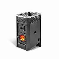 Печь банная 8-6 мм Радуга 11 со СТЕКЛОМ, с теплообменником из нерж. стали Пр/Лев