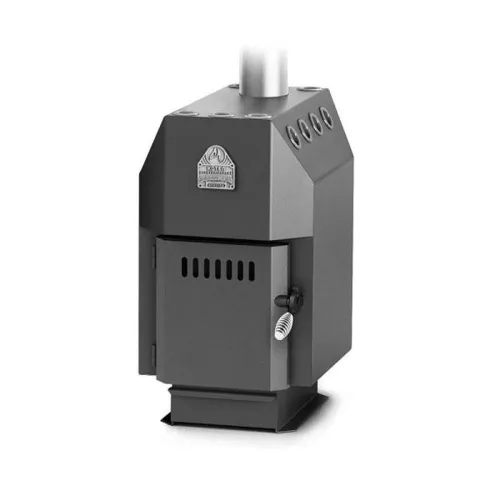 Печь отопительная Инженер, труба сверху