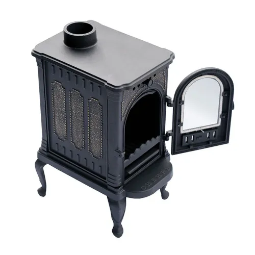 Печь отопительная чугунная " Сибирь 6 " со стеклом  фото 7