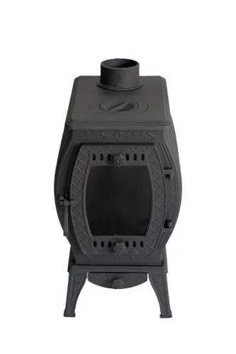 Печь отопительно - варочная чугунная " Сибирь 11 " со стеклом фото 7