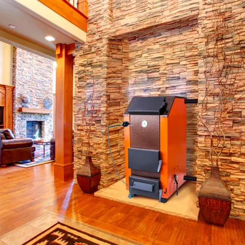 Котел отопительный Магнум - 15 (в комплекте: регулятор тяги, заглушки, кочерга, термометр) фото 2