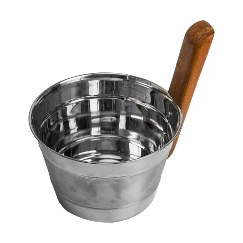 Шайка 4 л ( нерж ) " Банные штучки " 