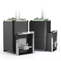 Печь банная газо - дровяная Уралочка 24 (2016) Ермак