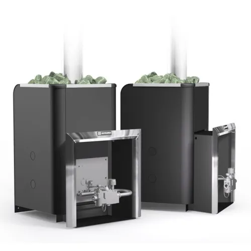 Печь банная газо - дровяная Уралочка 24 (2016) Ермак