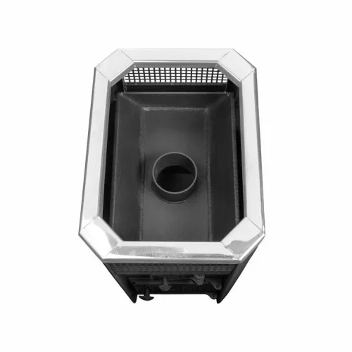 Печь банная 8-6 мм Радуга 11 со СТЕКЛОМ, с теплообменником из нерж. стали Пр/Лев фото 2