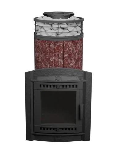 Печь банная "Атмосфера XL" Россо Леванто ламель+сетка ПроМеталл фото 6