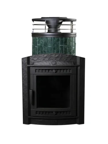 Печь банная "Атмосфера L" Верде Гватемала ламель+сетка c ТОННЕЛЕМ ПроМеталл фото 9 Печь банная "Атмосфера L" Верде Гватемала ламель+сетка c ТОННЕЛЕМ ПроМеталл фото 9