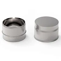 Заглушка глухая  140  нержавейка внутренняя