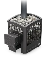 Печь для бани чугунная БЫЛИНА-СЕТКА-24 Ч (1.3)  Теплодар