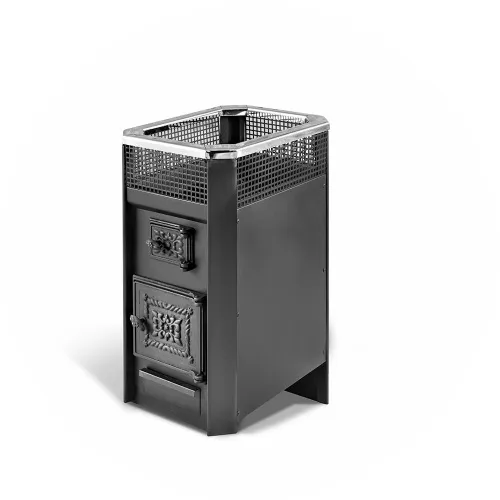 Печь банная 8-6 мм Радуга 11 Б - под навесной бак Универсальный (бак приобретается отдельно)