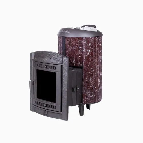 Печь банная "Атмосфера L" в ламелях "Россо Леванто" ПроМеталл фото 2 Печь банная "Атмосфера L" в ламелях "Россо Леванто" ПроМеталл фото 2