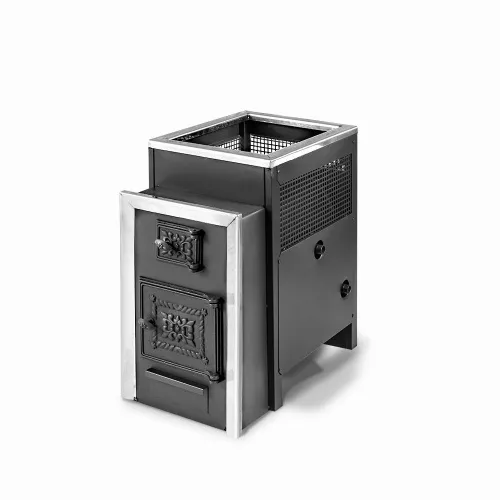 Печь банная 6 мм "Радуга" 21 с теплообменником из нерж. стали ПР/ЛЕВ