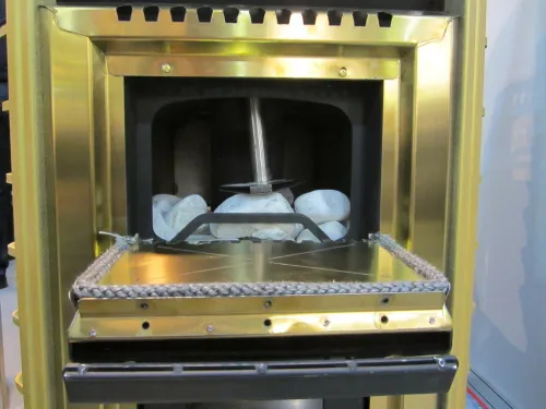 Печь банная Ермак 30 Сетка - Люкс GOLD ( нерж 5,0 мм 304 ) фото 2