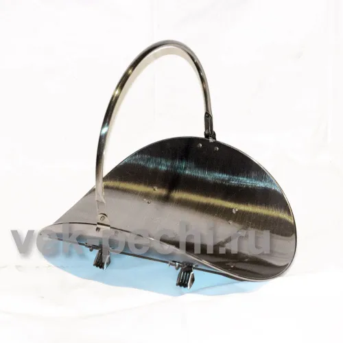 Дровница черная L - 490 мм Н - 101 В - 19 ( под остаток )