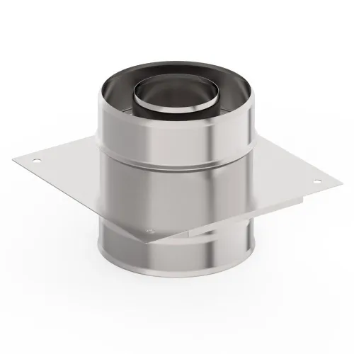 Монтажная площадка стеновая 80/160 нерж/нерж 1,0 мм