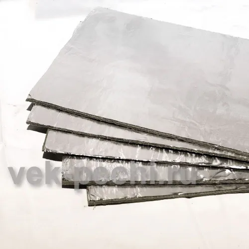 Утеплитель картон БВТМ-КФ 5 мм с фольгой 1250*600