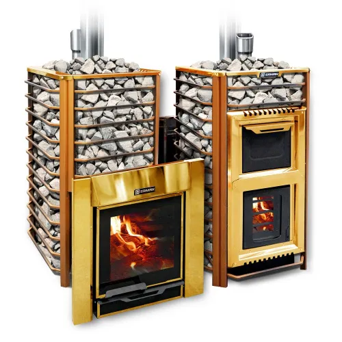 Печь банная Ермак 30 Сетка - Люкс GOLD ( нерж 5,0 мм 304 )