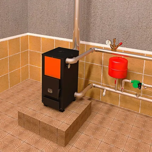 Котел отопительный КУППЕР  ОВК-10 с плитой фото 3