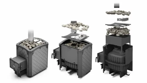 Закрытая каменка БЫЛИНА-18  Теплодар