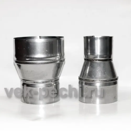 Переходник 200 на 130 нерж. 1,0 мм Переходник 200 на 130 нерж. 1,0 мм