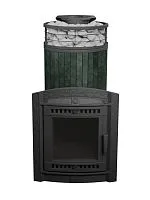 Печь банная "Атмосфера XL" Верде Гватемала ламель+сетка ПроМеталл