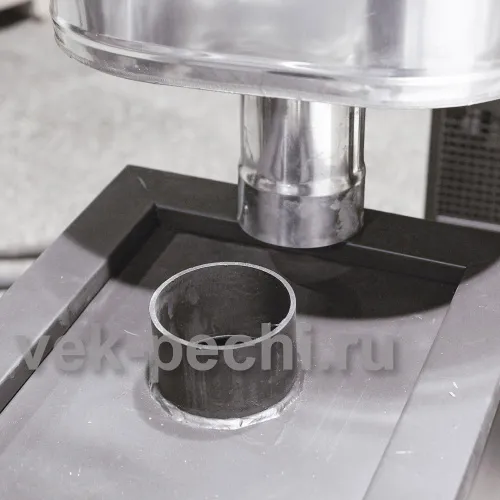 Бак на трубе для печи 80 л  d 115,  нержавейка  0,8 мм фото 2