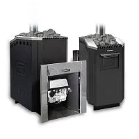 Печь банная газо - дровяная Уралочка 36 Ермак