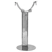 Кронштейн стеновой 115 телескопический 40-75 см нержавейка 1,0 мм