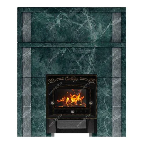 Портал рваный камень/змеевик (Премиум) 545*545