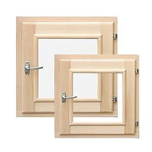 Окна для бани деревянные