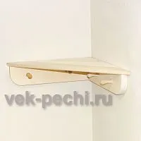 Полка с вешалкой малая , 3 крючка ( Мебель для бани )