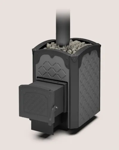 Печь для бани чугунная БЫЛИНА-12 Ч (1.2)  Теплодар