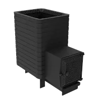 Печь банная " Березка " 15 ДТ - 4  УНИВЕРСАЛЬНАЯ ( под бак 35 л или теплообменник )