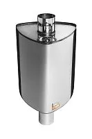 Бак на трубе "Каспий" 63л треугольный 115 (AISI 201/1.0) Феррум (в компл. труба 0,25 м М/М)