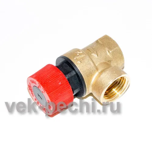 Предохранительный клапан  KRAMER 1/2 - 1/2 на 1 Бар для  гр. безоп. фото 2