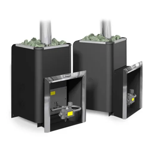 Печь банная газо - дровяная Уралочка 16 (2016) Ермак