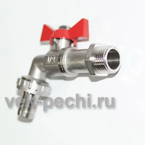 Кран с носиком 20 Радуга ,1ВПК, Березка (8шт/уп) Bibcock3/4 кран водоразборн. со съёмн. штуцером Lavita фото 2 Кран с носиком 20 Радуга ,1ВПК, Березка (8шт/уп) Bibcock3/4 кран водоразборн. со съёмн. штуцером Lavita фото 2