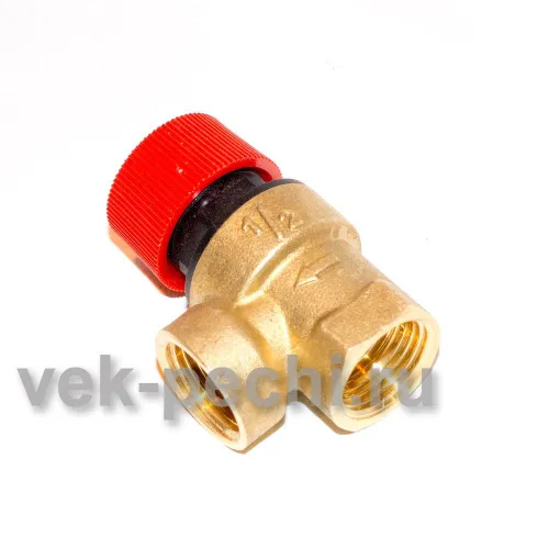 Предохранительный клапан  KRAMER 1/2 - 1/2 на 1 Бар для  гр. безоп. фото 3