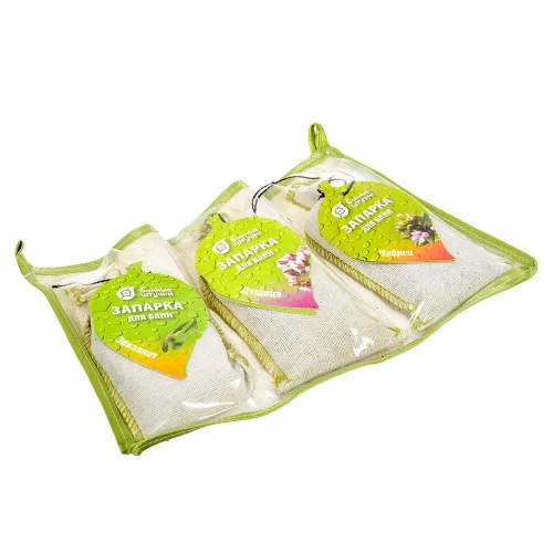 Набор запарок в сумочке 3 шт.( мята,эвкалипт,можжевельник) " Банные штучки " / -30% под остаток фото 2