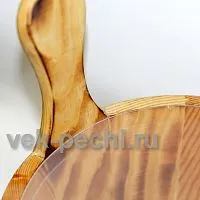 Шайка 4 л ( обожженная сосна / пластик ) с пластиковой вставкой