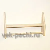 Полка под шампунь с перекладиной ( Мебель для бани )