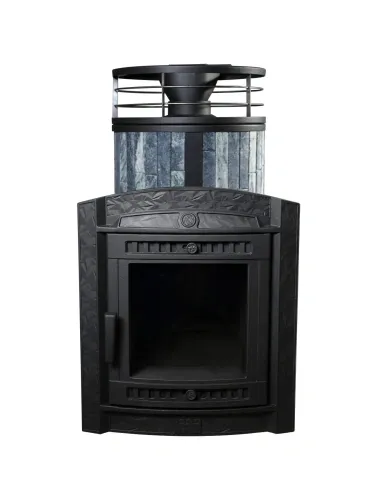 Печь банная "Атмосфера L" Талькохлорит ламель+сетка ПроМеталл фото 9