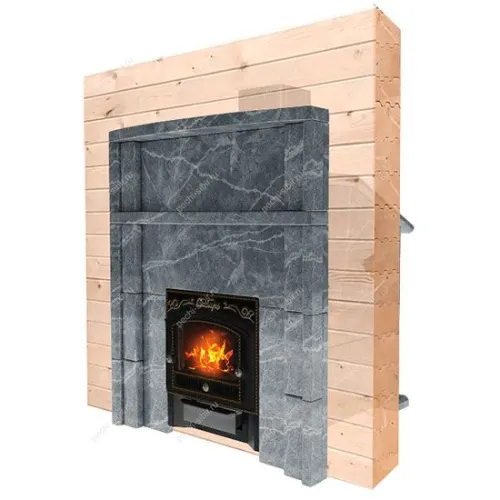 Портал рваный камень/талькомагнезит (Премиум) 545*545 фото 2