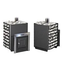 Печь банная Ермак 20 Сетка  Классика ( сталь 6,0 мм )