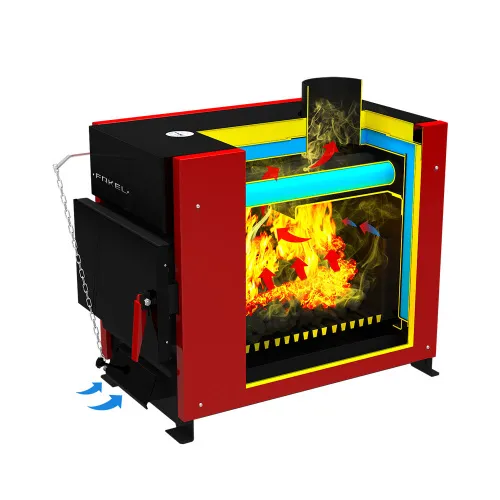 Котел отопительный "Факел-20" до 200 м.кв. d 115 фото 3